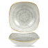 Salad bowl square d 17.5 cm 568 ml series "Studio Prints Homespun Stone Grey", SPSGSQ71