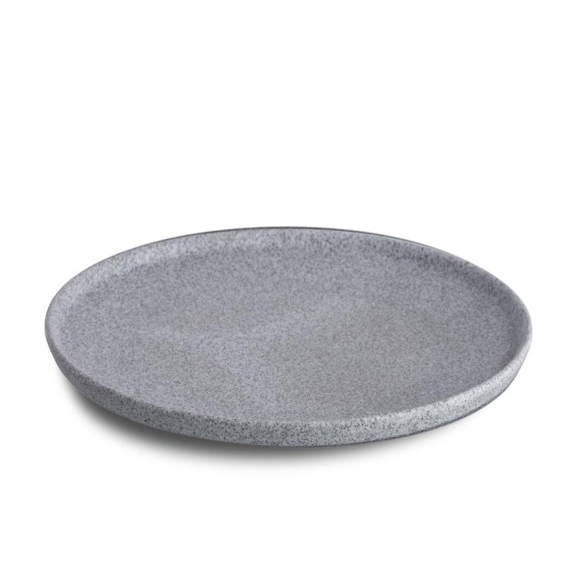 Тарелка d 24 см, цвет светло-серый, серия  Granit без глазировки, G1Q2124