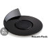 Набор подставок под десерты 100 шт. ?86 мм, SET 100 BLACK TRAYS - ROUND ?86 MM