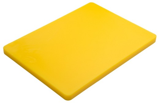 Разделочная доска желтая 450х300х12 мм Basic line, 413450