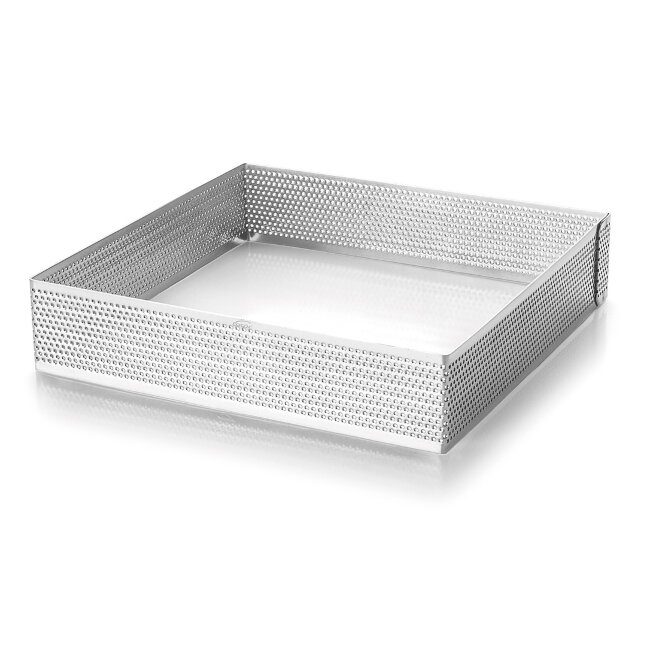Baking frame 16x16 cm h 2 cm, N /W with perforation Lacor 68556