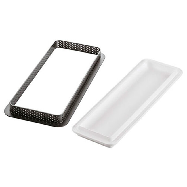 Форма для тартов RECTANGULA 1 шт, KIT TARTE RING RECTANGULA 265x105 MM Форма для тартов RECTANGULA 1 шт, KIT TARTE RING RECTANGULA 265x105 MM