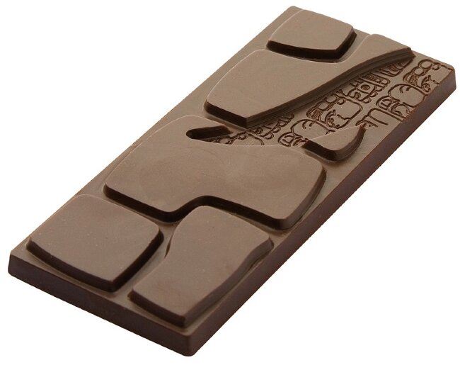 Форма для шоколадной плитки "Петра" 118х50х9 мм, 3х2 шт., 50 г, 0804 СF