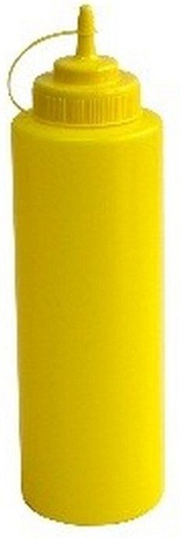 Бутылка для соусов 1025 мл желтая, 510252