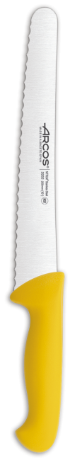 Нож кондитерский 250 мм "2900" желтый, 293200