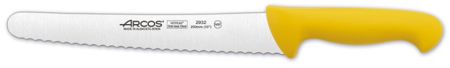 Нож кондитерский 250 мм "2900" желтый, 293200