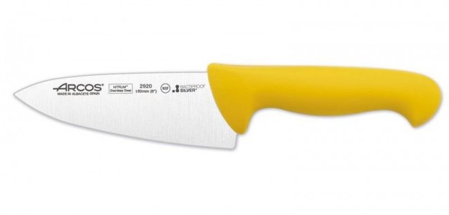 Нож поварской желтый Arcos 2900 292000 15 см