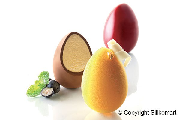 Силиконовая форма MUL3D EGG d 50 h 73 мм, 100 мл, Silikomart