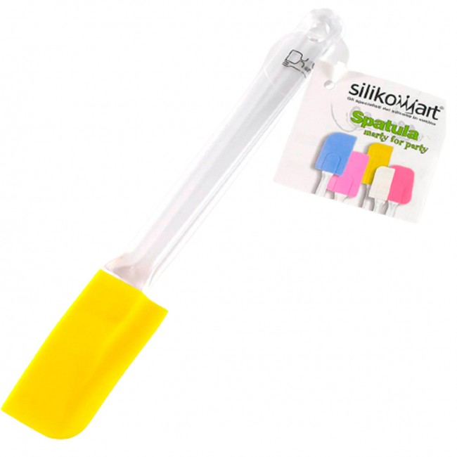 Лопатка силіконова жовта 245 мм