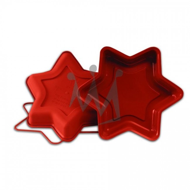 Silicone mold Star d260 h40 mm SFT201, Silikomart