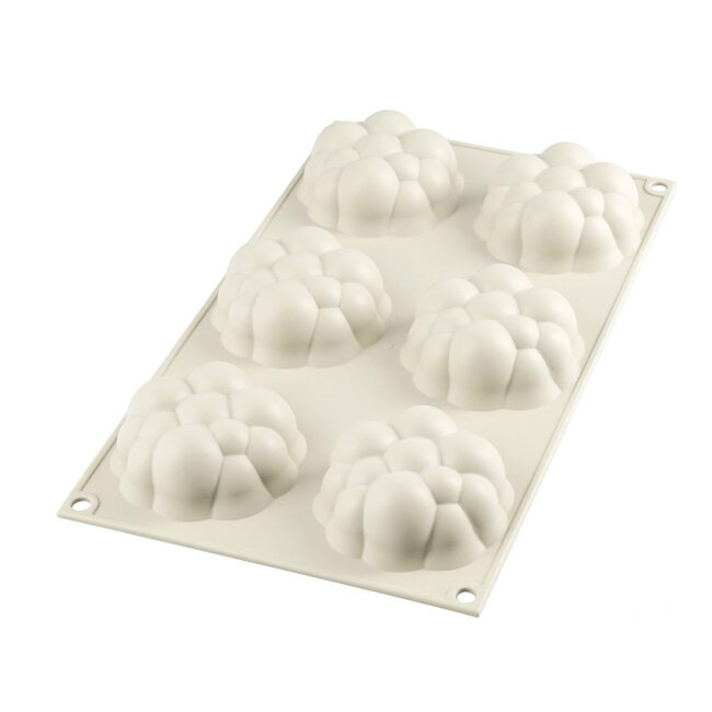 Силиконовая форма Bollicine Silikomart, d70 мм, h30 мм, 6шт х 85мл