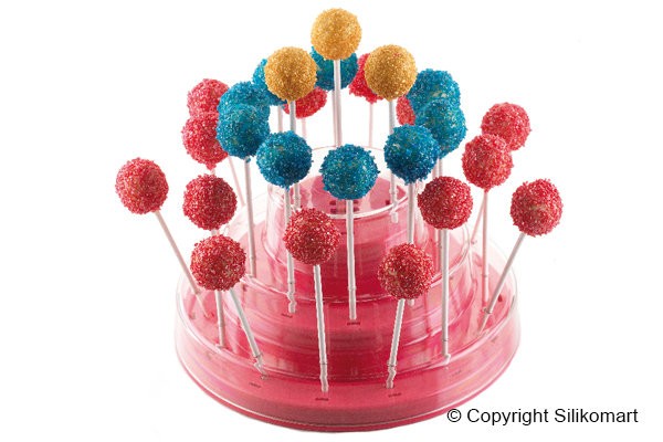 3D silicone mold Sphere with lid and stand d 58 mm, MUL3D/58, Silikomart