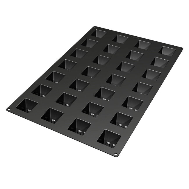 Silicone mold 600x400 mm, "pyramid" 52x52 mm, h 61 mm SQ022, Silikomart Silicone mold 600x400 mm, "pyramid" 52x52 mm, h 61 mm SQ022, Silikomart