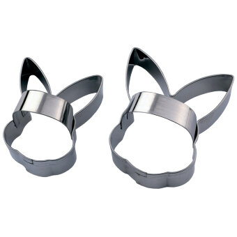 Вирубки для тесту ЗАЄЦЬ 2 шт з ручкою, CUT70LM2