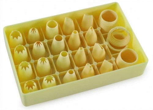 Set of confectionery nozzles plastic 20 pcs.