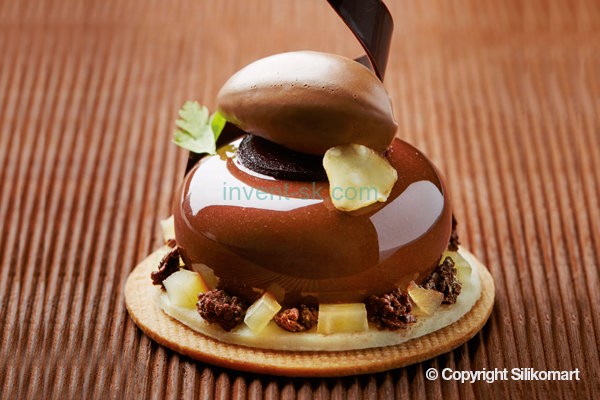 Силиконовая форма Stone d65 мм h30 мм, 85 мл, Silikomart Украина