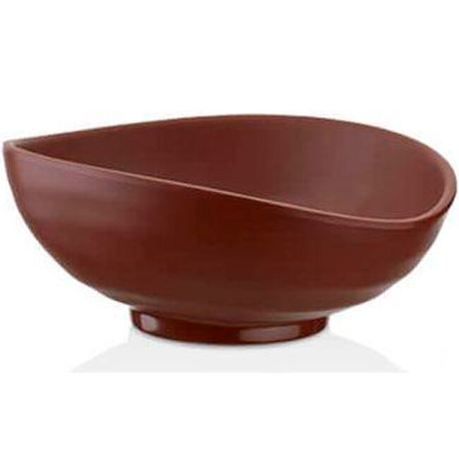 Салатник коричневий 26*22 см, 36026.BR